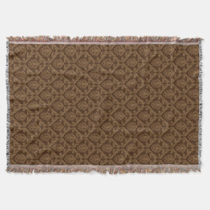 Damask background 2 throw blanket