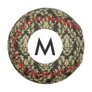 Damask background baseball