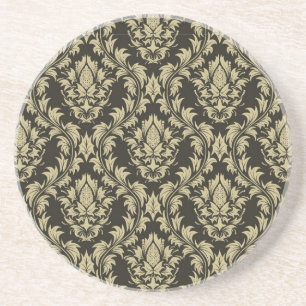 Damask background coaster