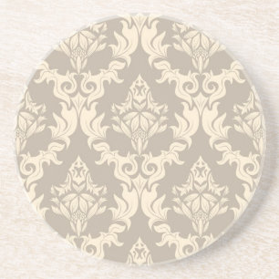 Damask background coaster