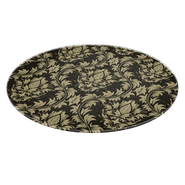 Damask background cutting board (Corner)