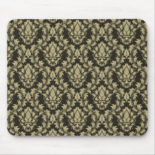 Damask background mouse mat