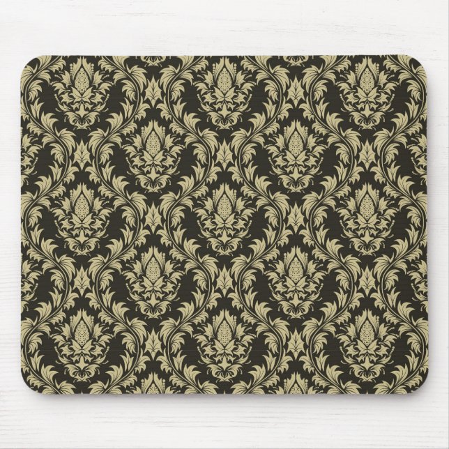Damask background mouse mat (Front)