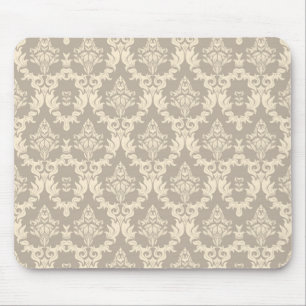 Damask background mouse mat