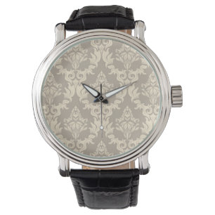Damask background watch