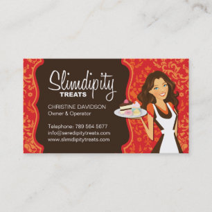 Damask Bakery Business Card