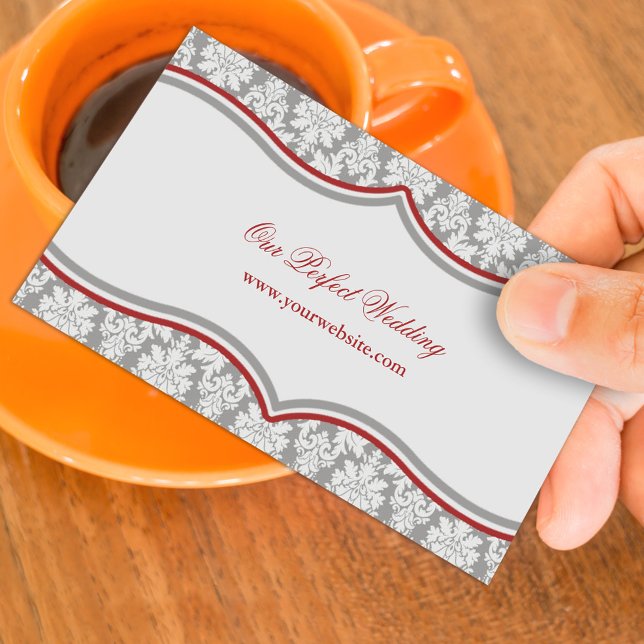 Damask Banner Business Card (Creator Uploaded)