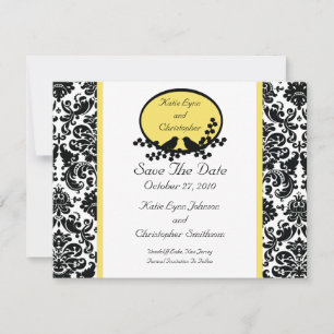 Damask & Birds Save The Date Announcement