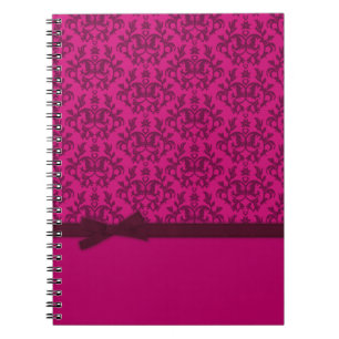 Damask botanical notebook