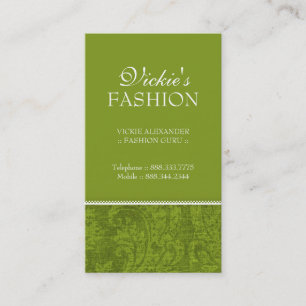 Damask Business Cards