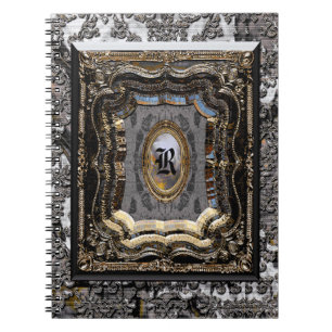 Damask Darby Old Style Book Monogram