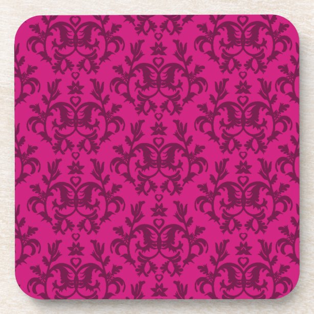 Mauve Drink And Beverage Coasters Zazzle Uk