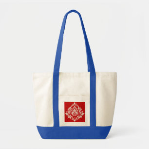 Damask Design Tote Bag