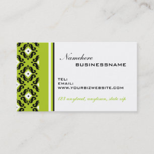 Damask Elegance Business Card
