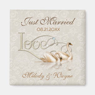 Damask Elegance Magnet