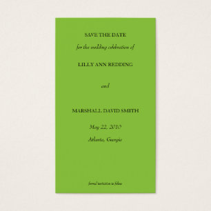 Damask Envy Save The Date Card