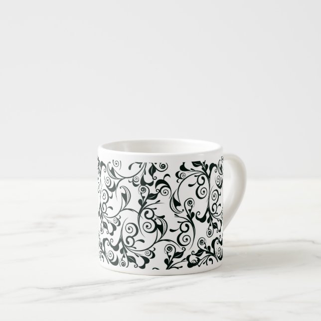 Damask Espresso Cup (Front Right)