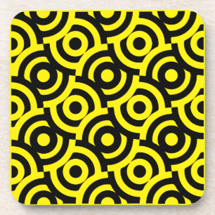 Damask Fabric Decorative Print Coaster