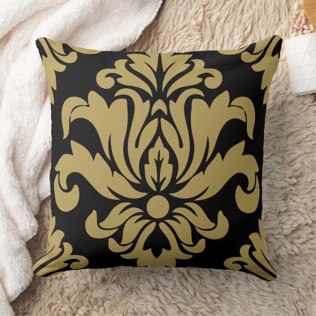 Damask Fabric decorative Print Cushion (Blanket)