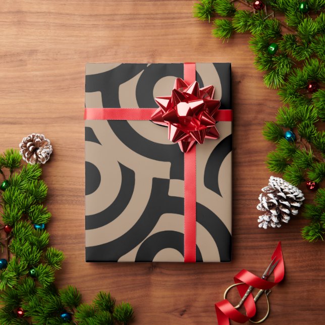 Damask Fabric Decorative Print Wrapping Paper (Holiday Gift)