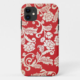 Damask floral background pattern iPhone 11 case