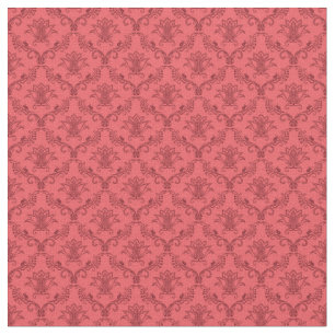 Damask floral pattern fabric