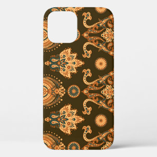 Damask Floral: Seamless Vintage Style iPhone 12 Case