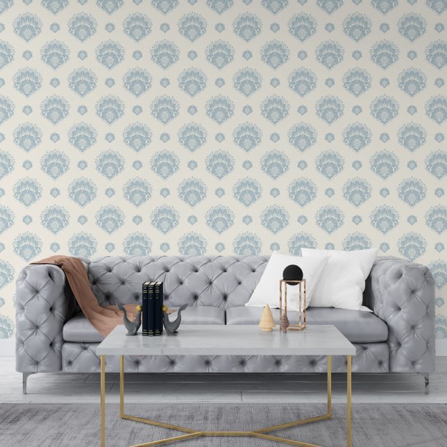 Damask Floral Shapes Seamless Abstract Background Wallpaper (Creator Uploaded)