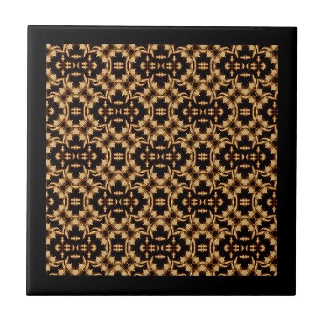 Damask French Lace Tile/Trivet/Coaster Tile (Front)