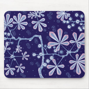 Damask Frost Flower Mousepad