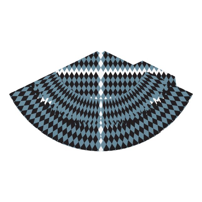 damask graphics grass illustration high, party hat (Front)