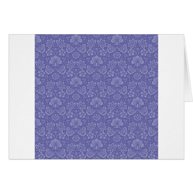 Damask in Blue (Front Horizontal)