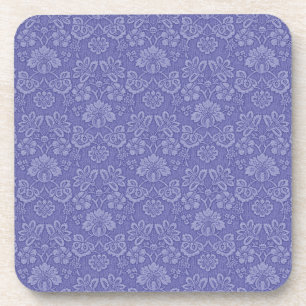 Damask in Blue Coaster