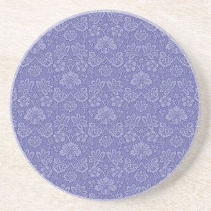 Damask in Blue Coaster