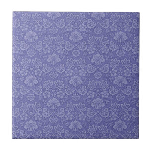 Damask in Blue Tile