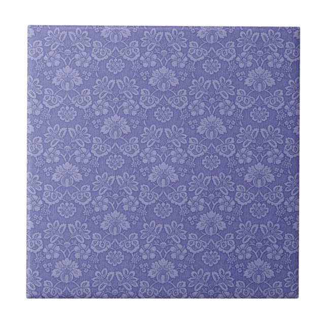 Damask in Blue Tile (Front)