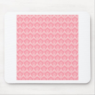 Damask in Pink Mouse Mat