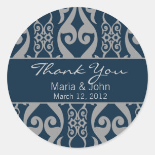 Damask Inspired Stickers