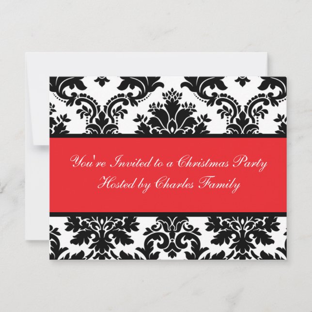 Damask Invitation (Front)