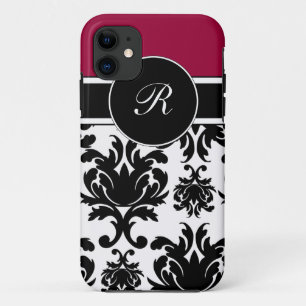 Damask iPhone Case Monogrammed
