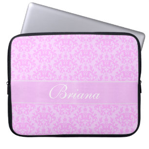 Damask Kangaroo Paw named lilac laptop case