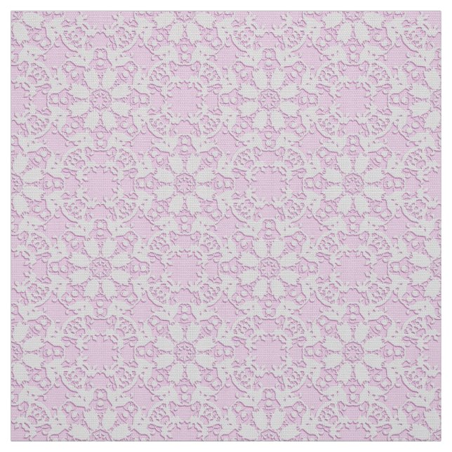 Damask  lace fabric (Swatch)