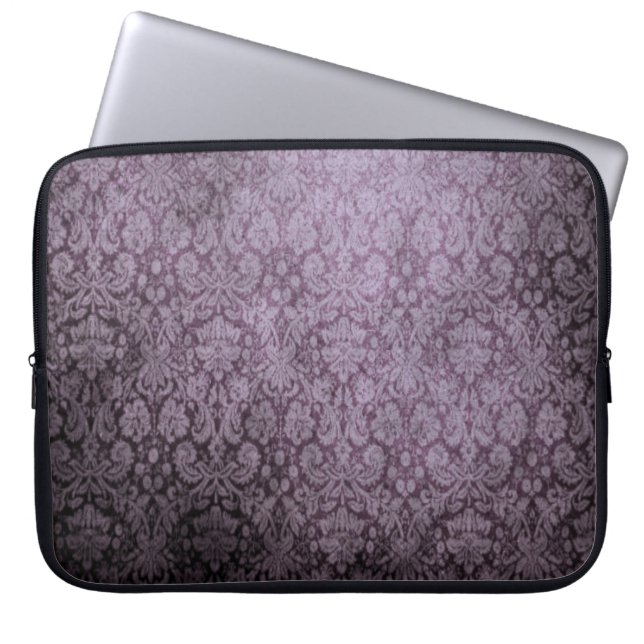 Damask Laptop Sleeve (Front)