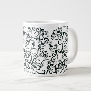 Damask Large Coffee Mug