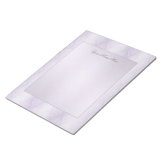 Damask Lavender Shine Notepad