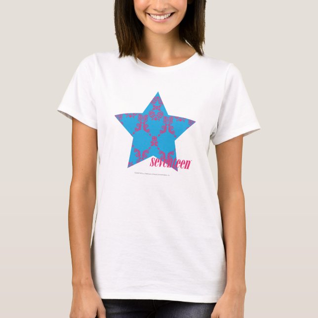 Damask Magenta-Aqua 2 T-Shirt (Front)