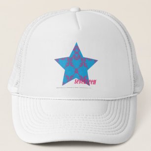 Damask Magenta-Aqua 2 Trucker Hat