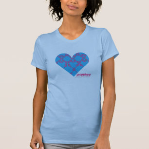 Damask Magenta-Aqua 3 T-Shirt