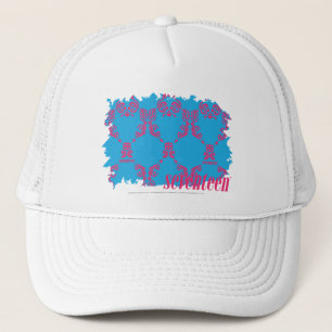 Damask Magenta-Aqua 4 Trucker Hat