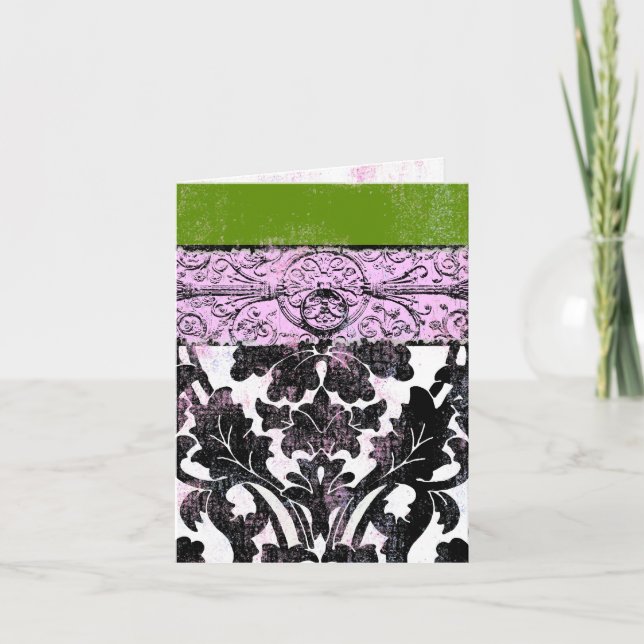 Damask Me ~ Card / Invitations (Front)